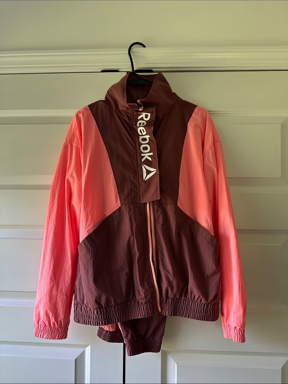 Reebok Colorblock Bomber Jacket and Pants Set - Tracksuit